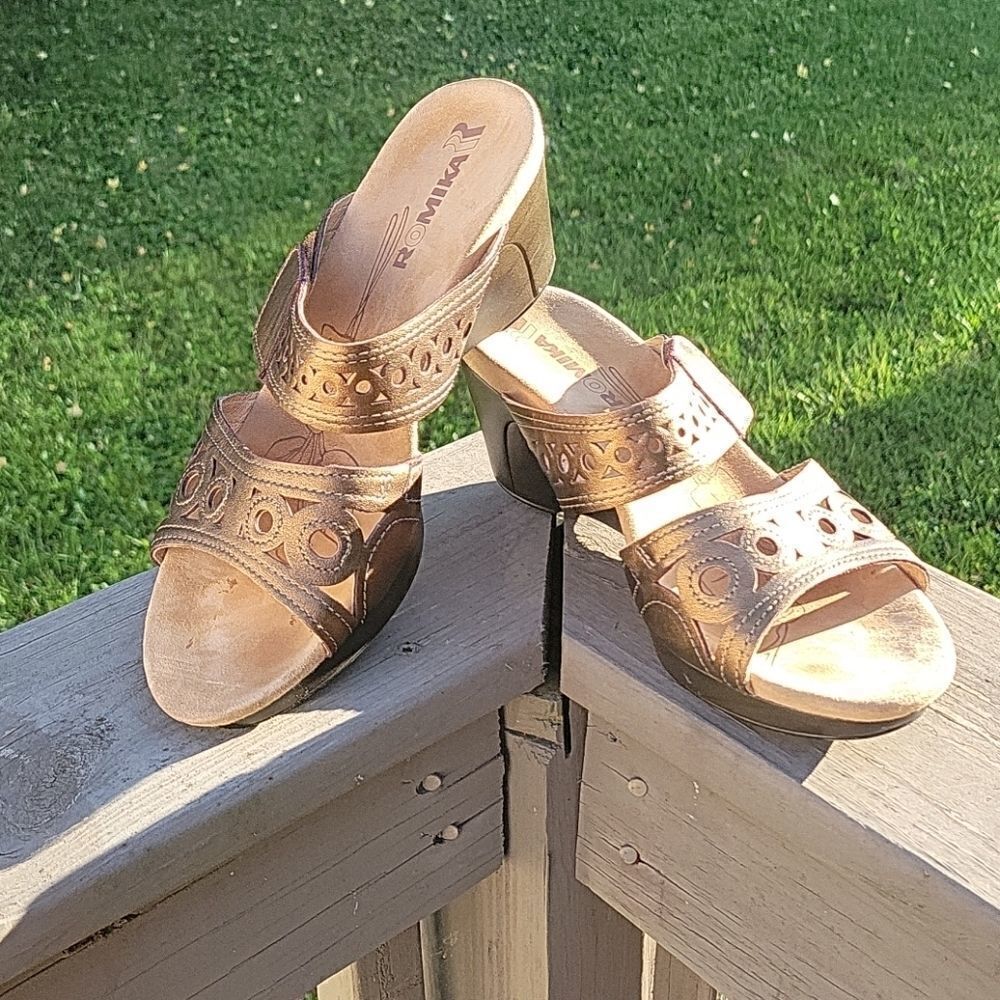 Romika copper Waikiki 16 sandals size EU 39
